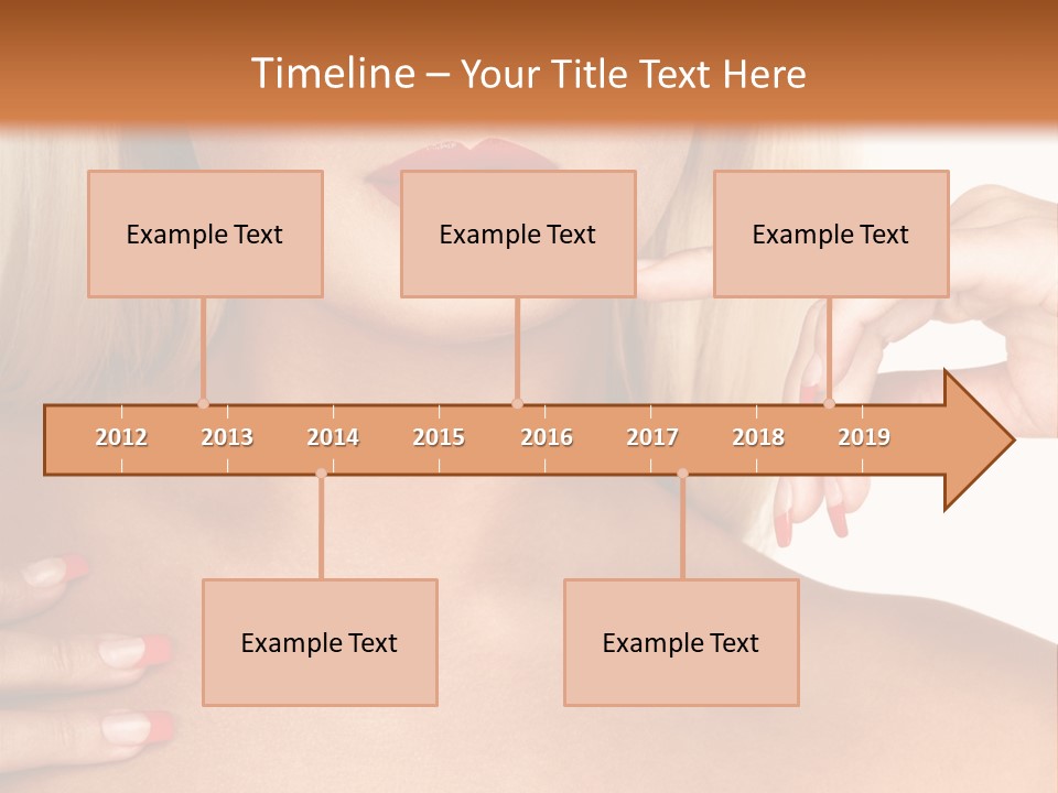 Gorgeous Beautiful Lady PowerPoint Template