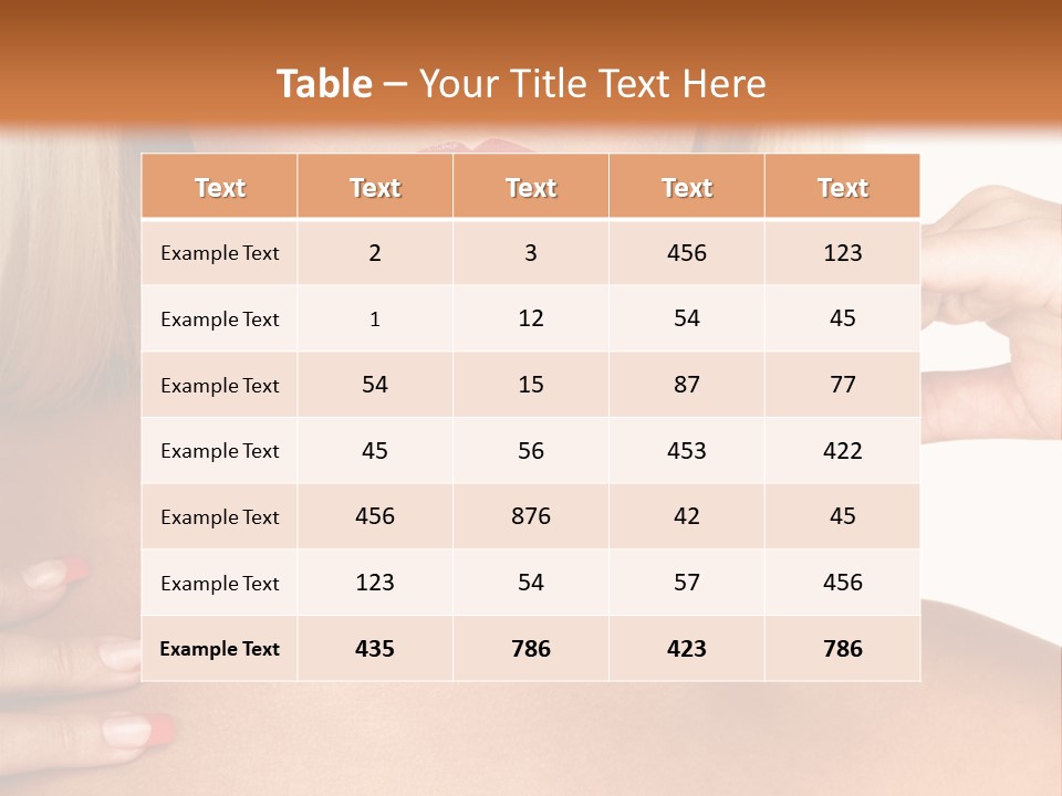 Gorgeous Beautiful Lady PowerPoint Template