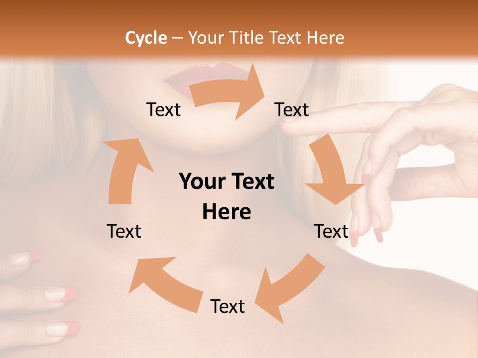 Gorgeous Beautiful Lady PowerPoint Template