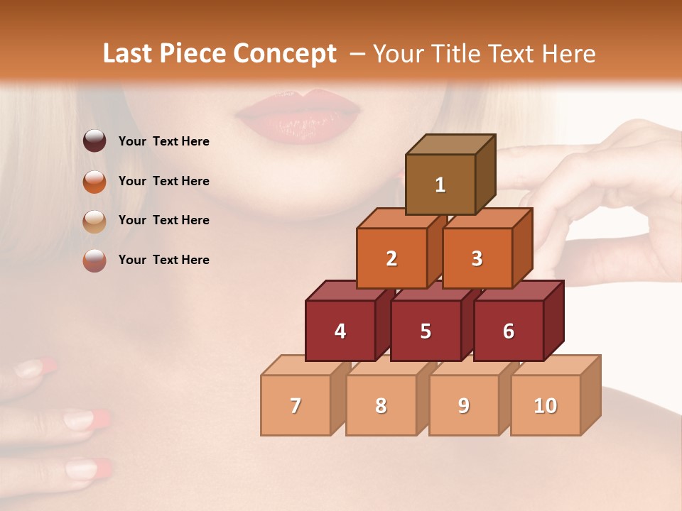 Gorgeous Beautiful Lady PowerPoint Template