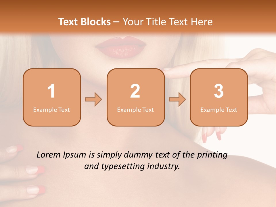 Gorgeous Beautiful Lady PowerPoint Template
