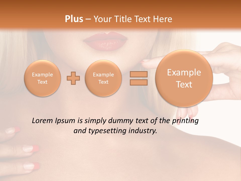 Gorgeous Beautiful Lady PowerPoint Template