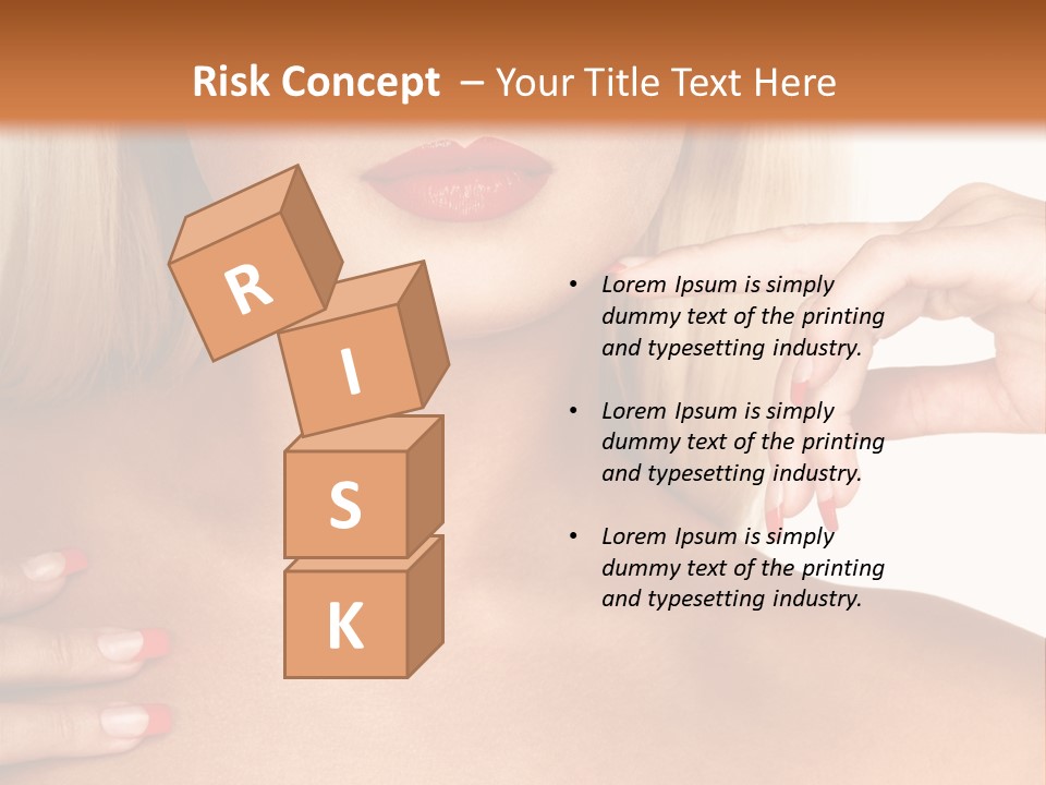 Gorgeous Beautiful Lady PowerPoint Template