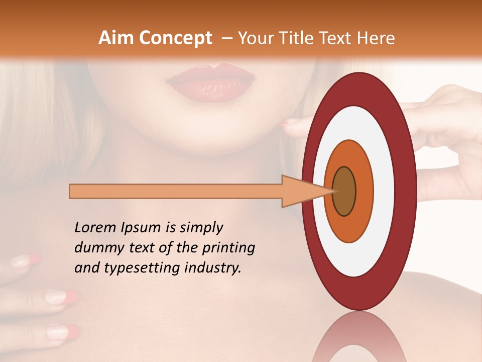 Gorgeous Beautiful Lady PowerPoint Template