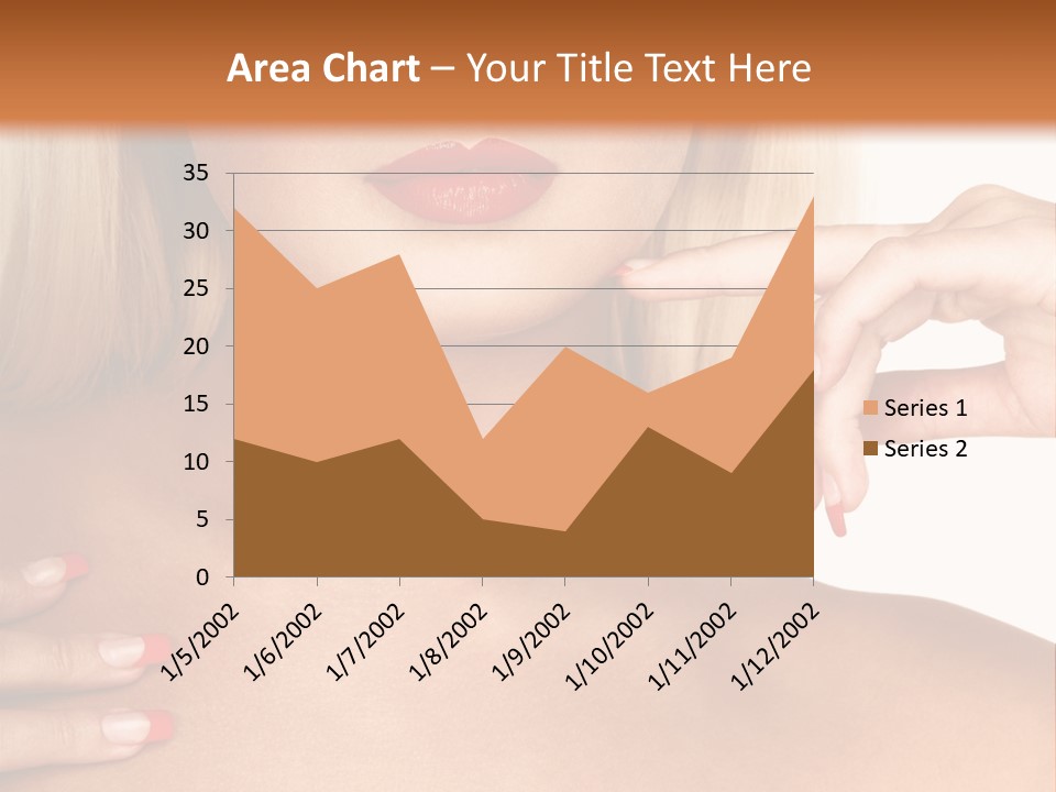 Gorgeous Beautiful Lady PowerPoint Template