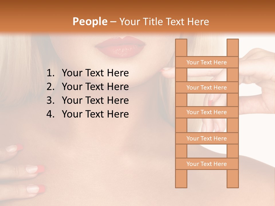 Gorgeous Beautiful Lady PowerPoint Template