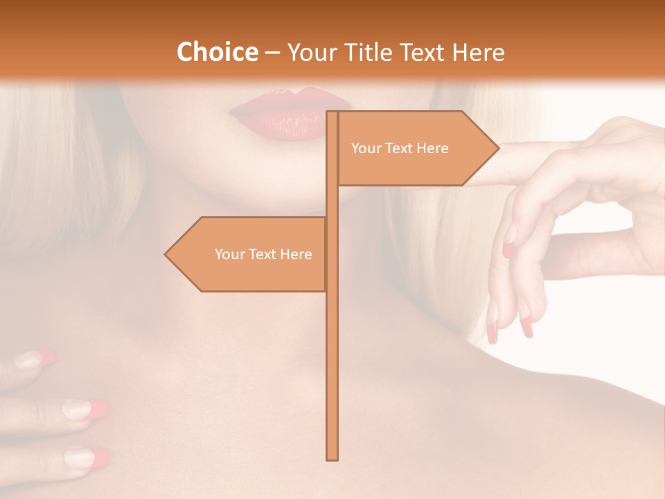 Gorgeous Beautiful Lady PowerPoint Template