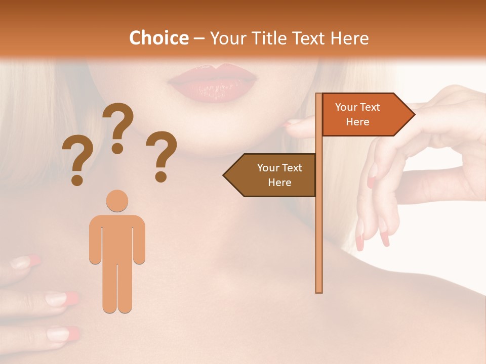 Gorgeous Beautiful Lady PowerPoint Template