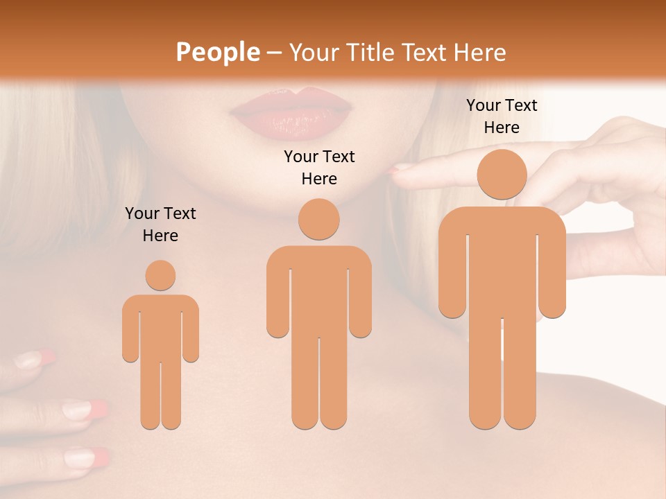 Gorgeous Beautiful Lady PowerPoint Template