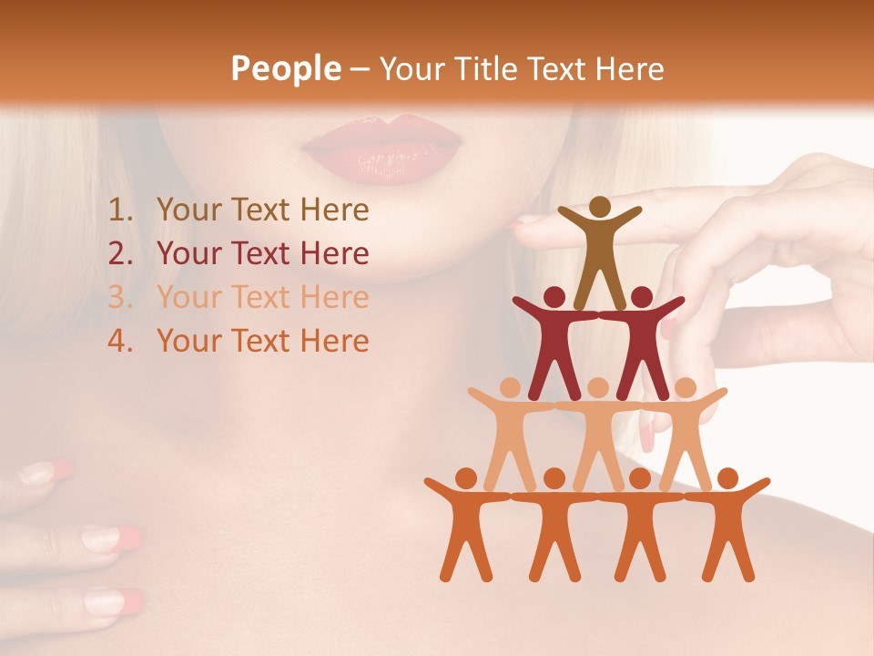 Gorgeous Beautiful Lady PowerPoint Template