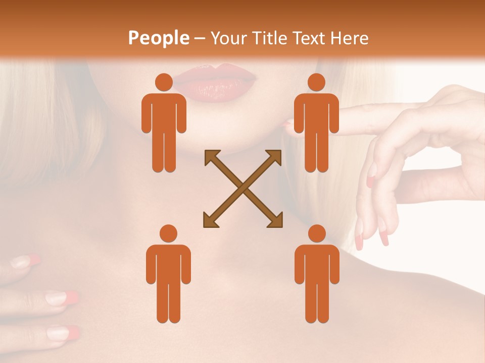 Gorgeous Beautiful Lady PowerPoint Template