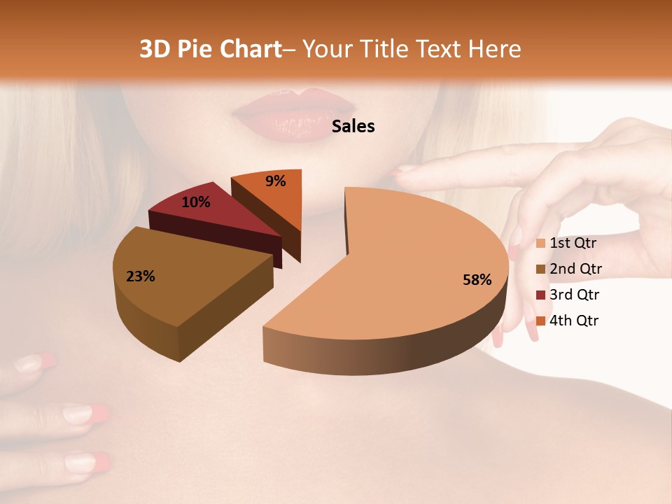 Gorgeous Beautiful Lady PowerPoint Template