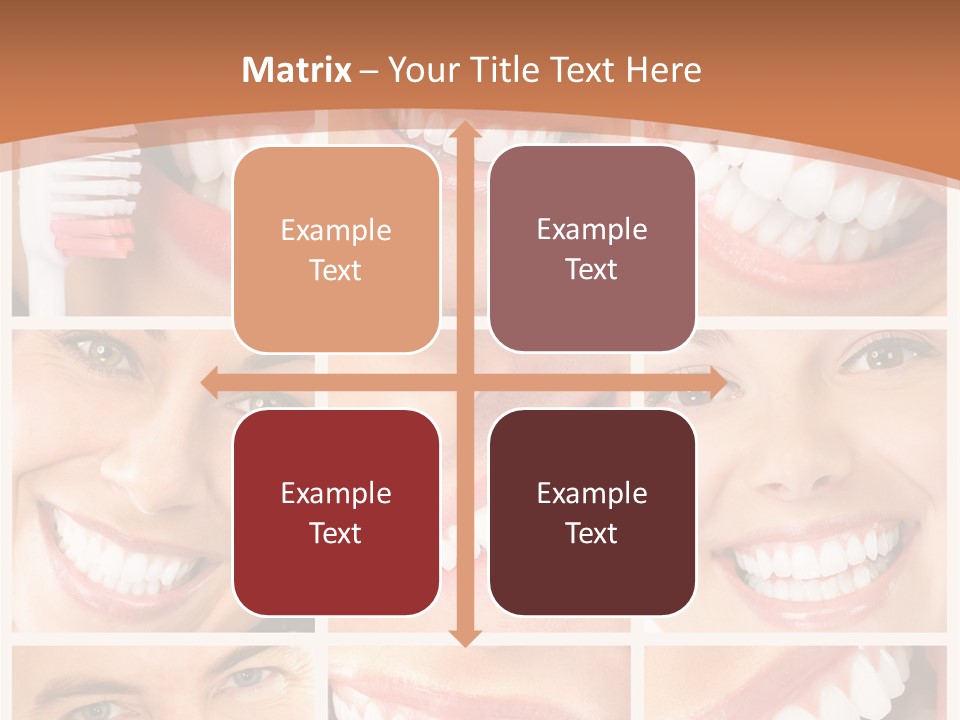 Lady Whitening Man PowerPoint Template