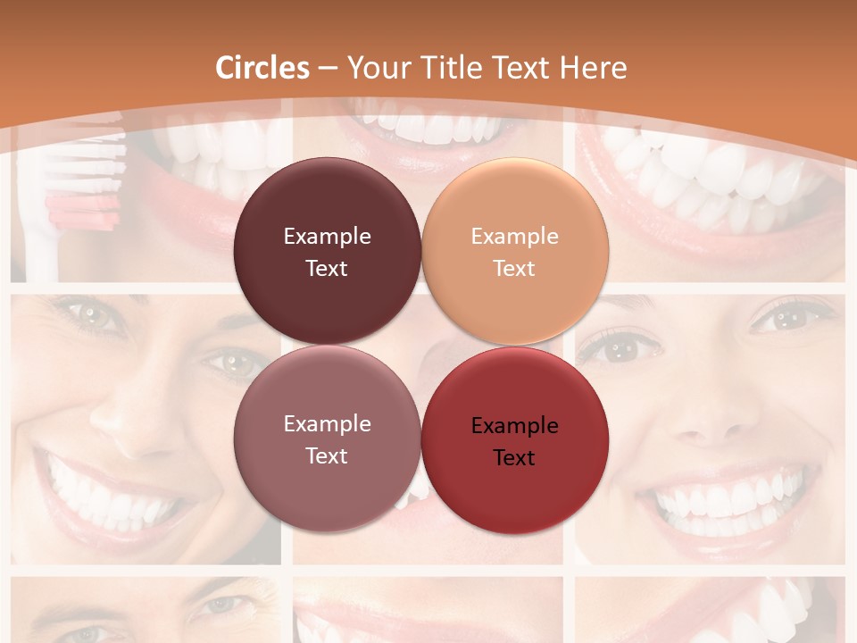 Lady Whitening Man PowerPoint Template