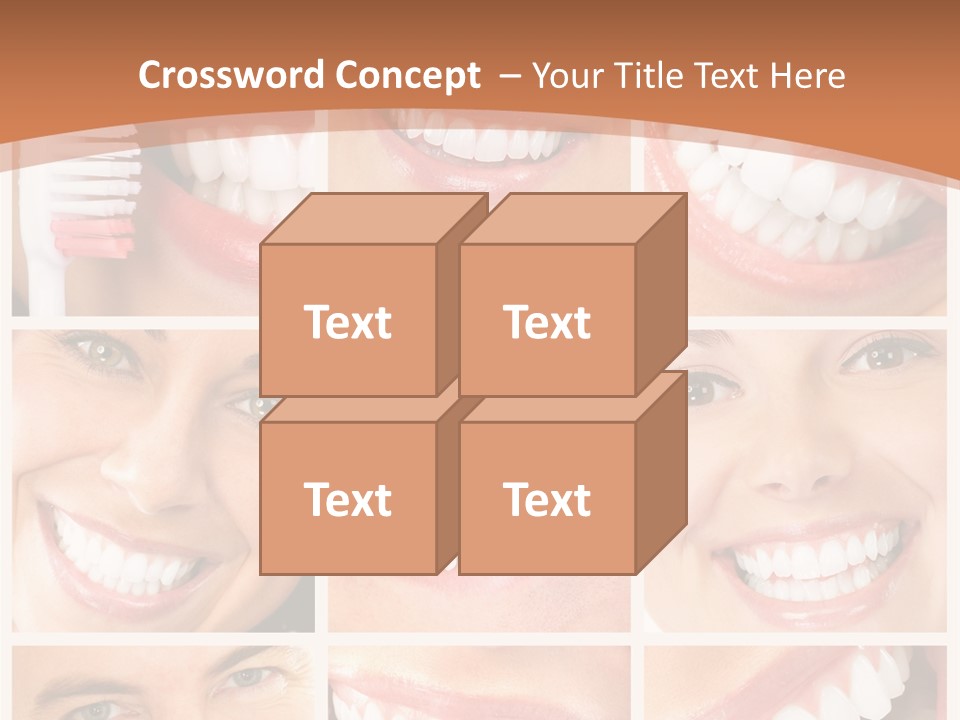 Lady Whitening Man PowerPoint Template