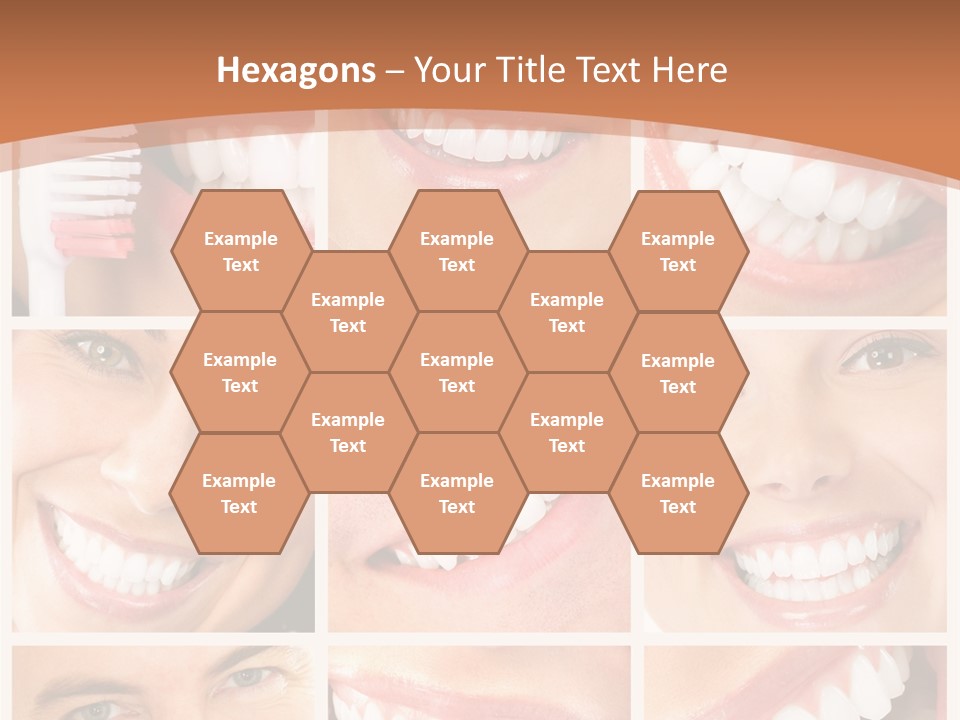 Lady Whitening Man PowerPoint Template