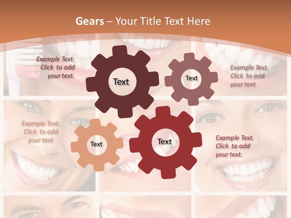 Lady Whitening Man PowerPoint Template