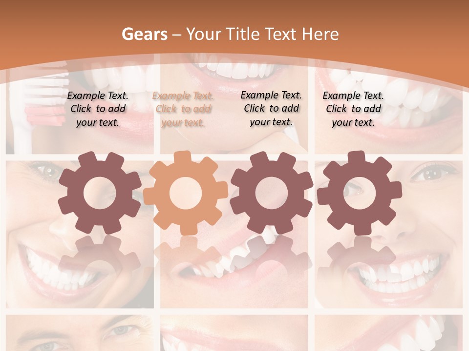 Lady Whitening Man PowerPoint Template