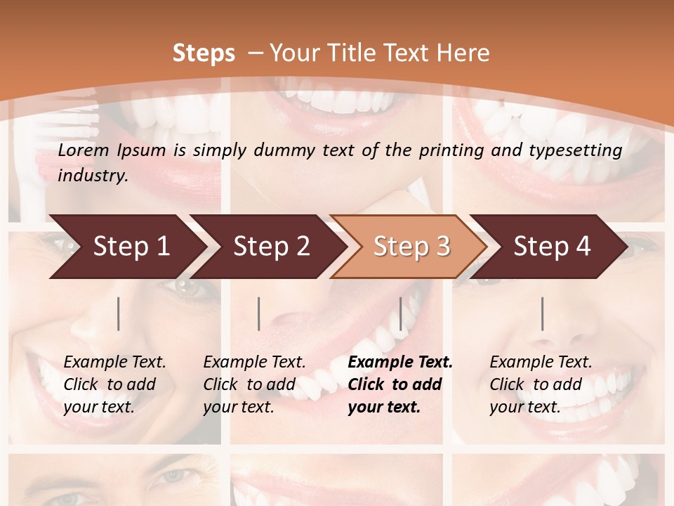 Lady Whitening Man PowerPoint Template
