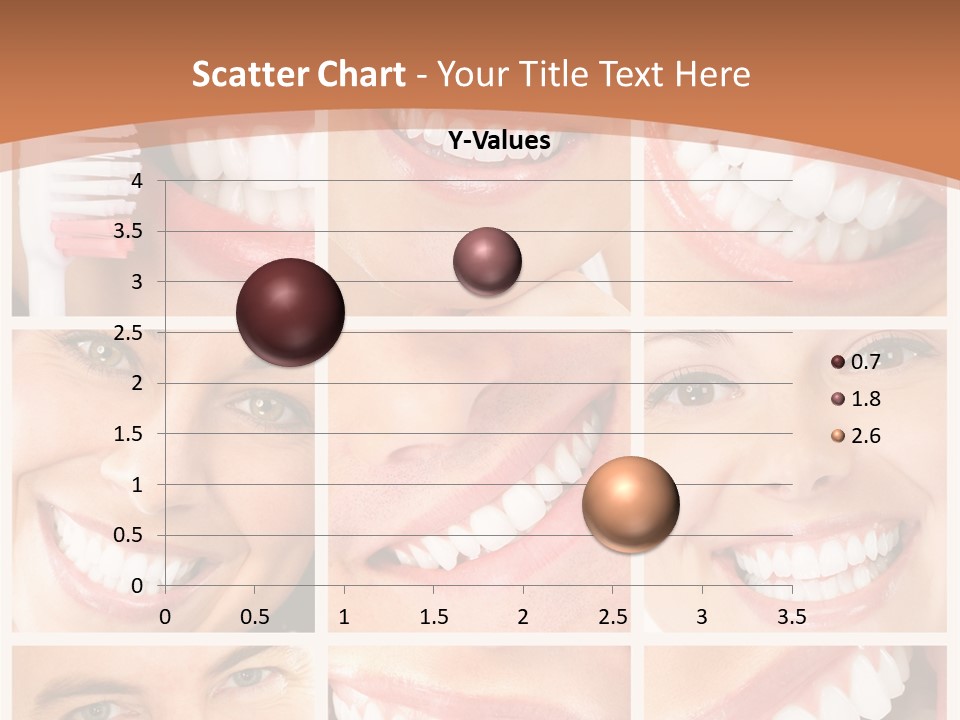 Lady Whitening Man PowerPoint Template