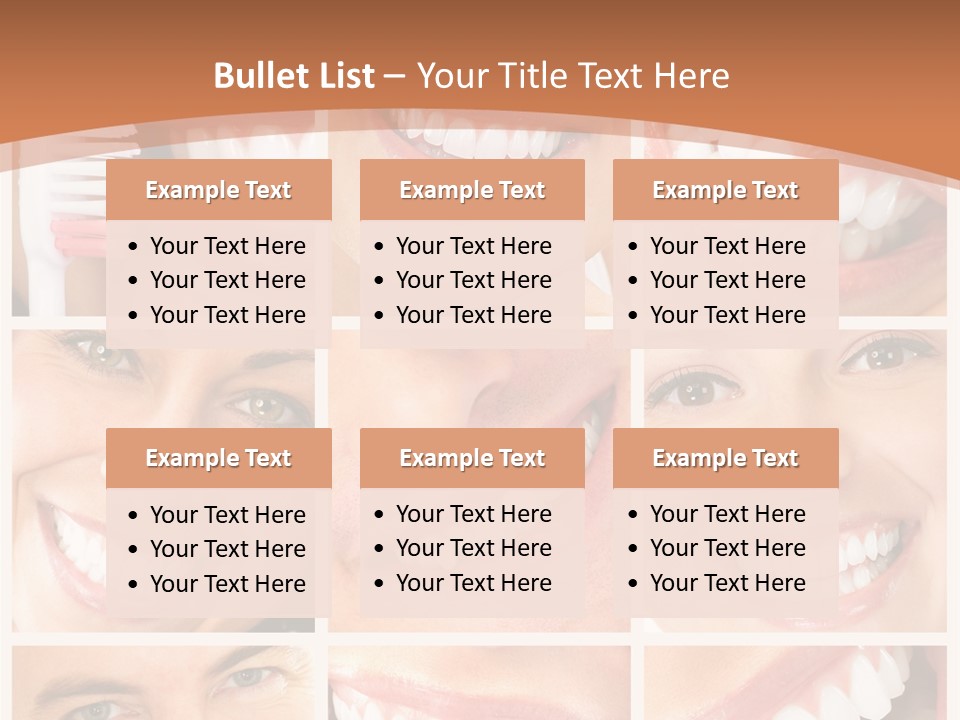 Lady Whitening Man PowerPoint Template