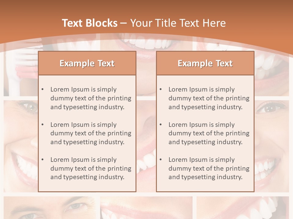 Lady Whitening Man PowerPoint Template