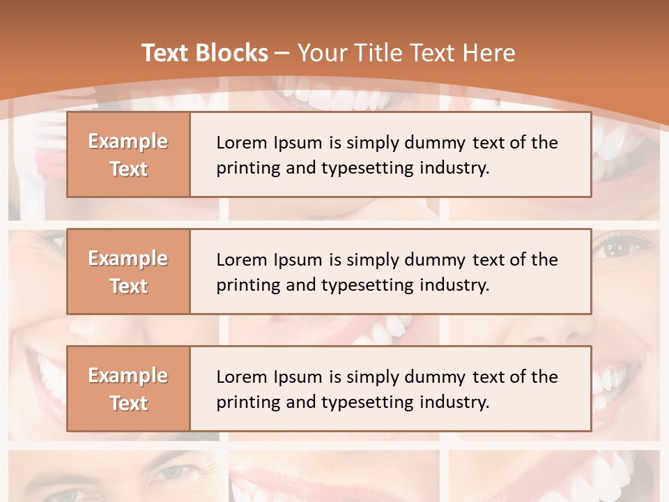 Lady Whitening Man PowerPoint Template