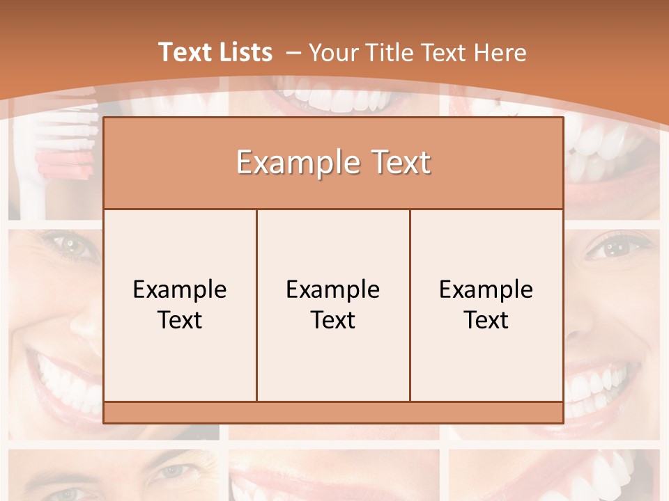 Lady Whitening Man PowerPoint Template