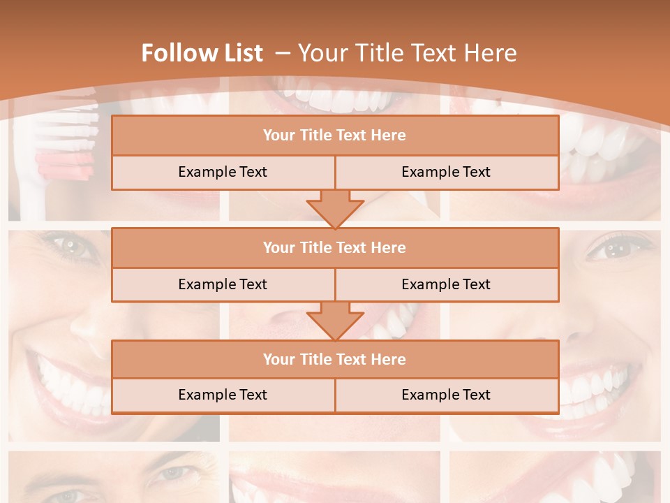 Lady Whitening Man PowerPoint Template