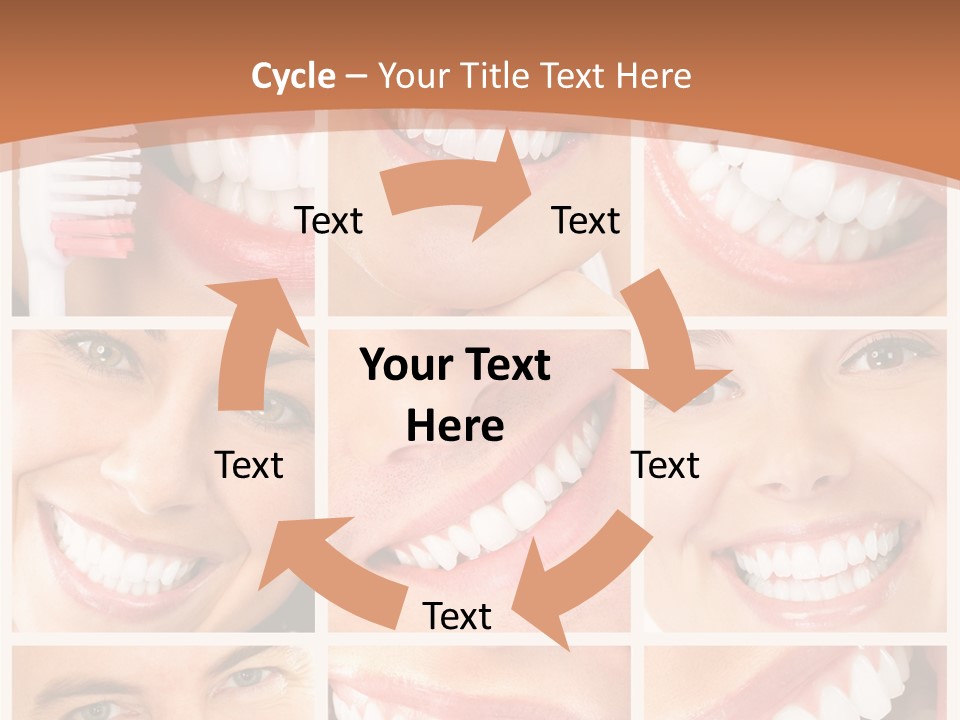 Lady Whitening Man PowerPoint Template