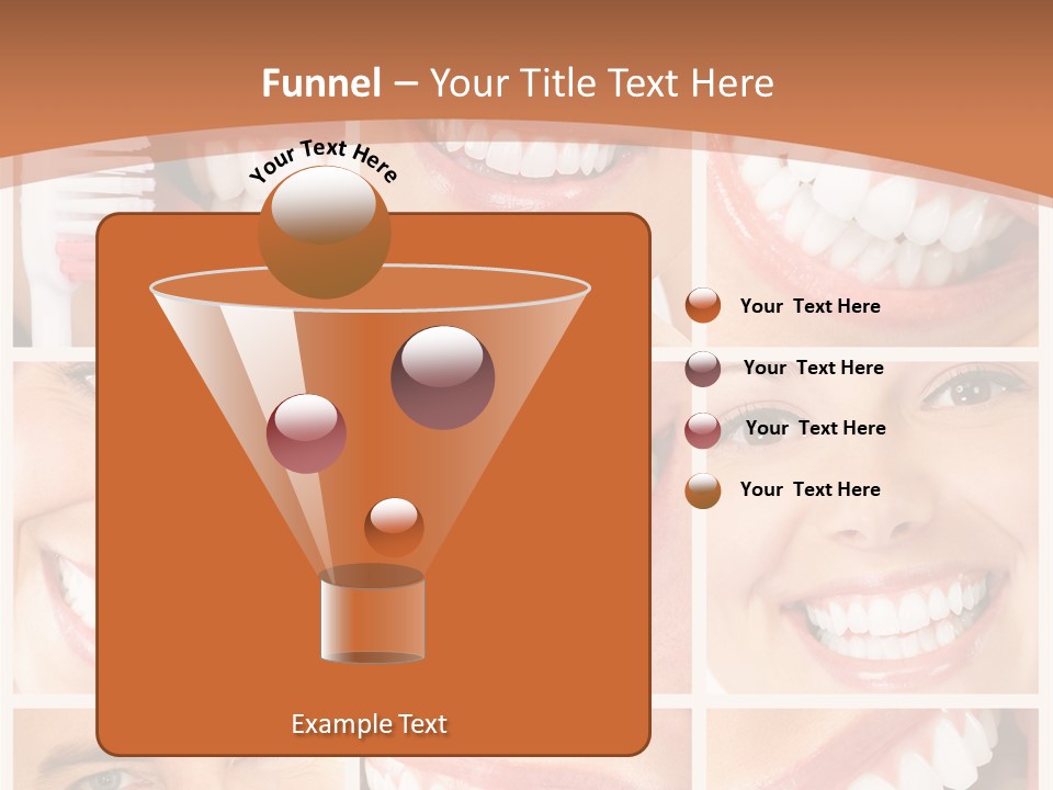 Lady Whitening Man PowerPoint Template