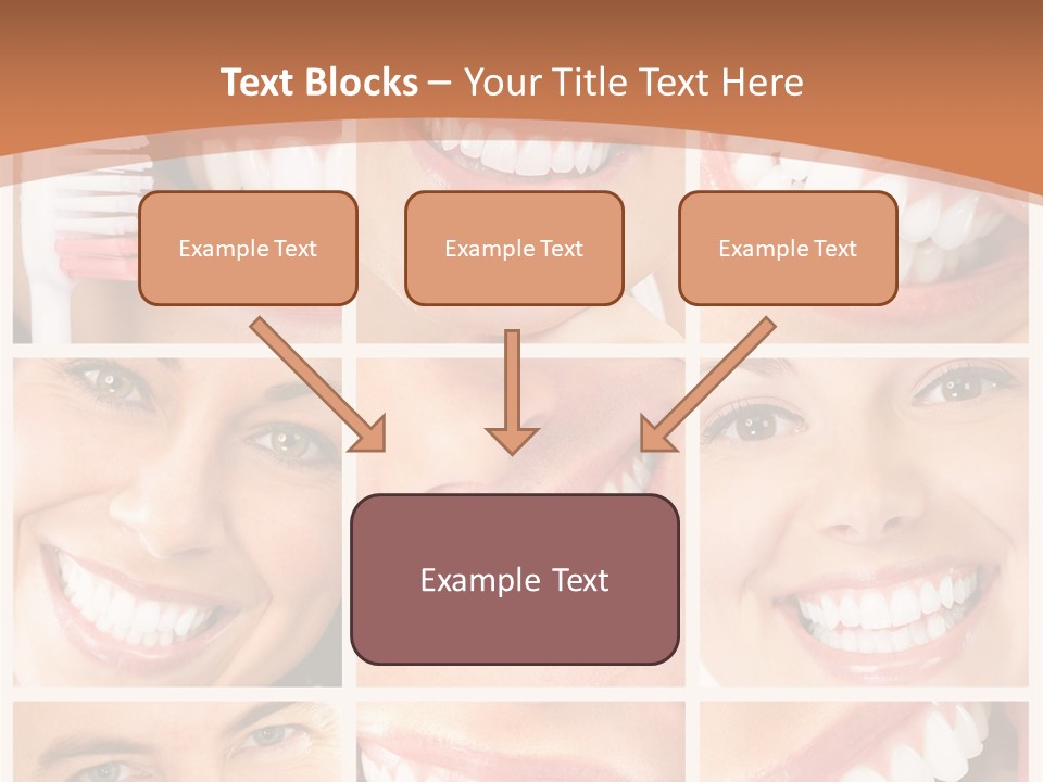 Lady Whitening Man PowerPoint Template