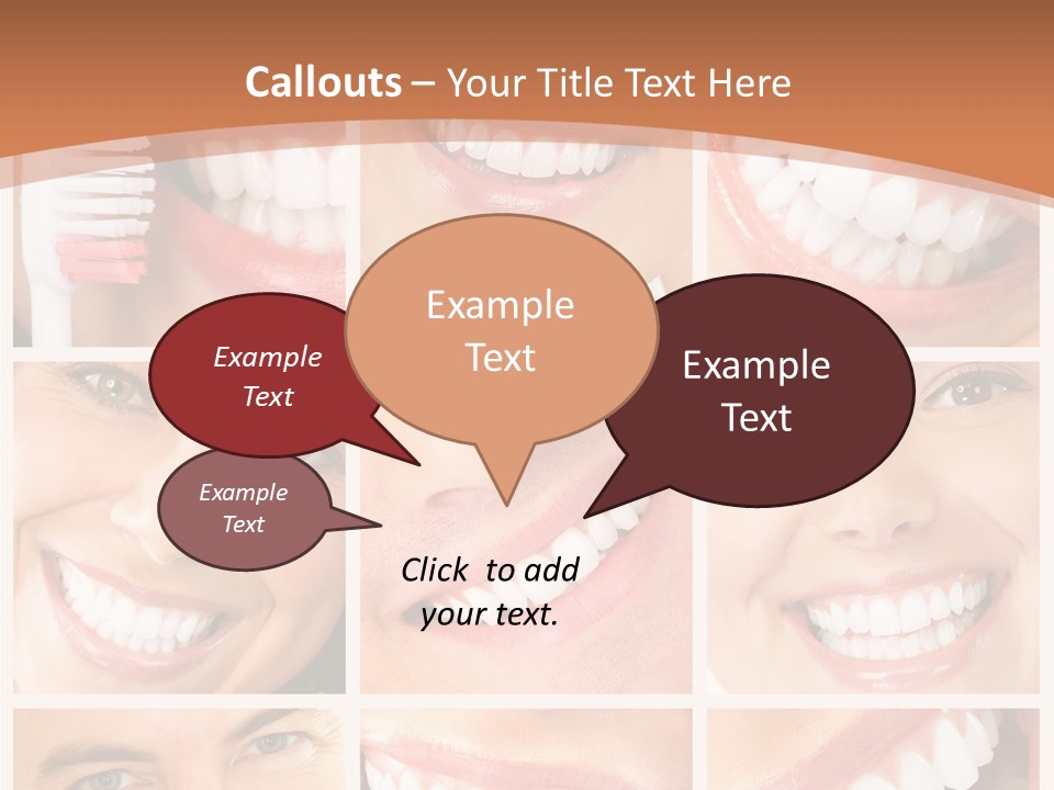 Lady Whitening Man PowerPoint Template