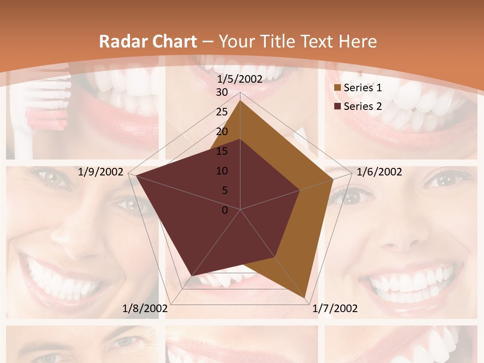Lady Whitening Man PowerPoint Template