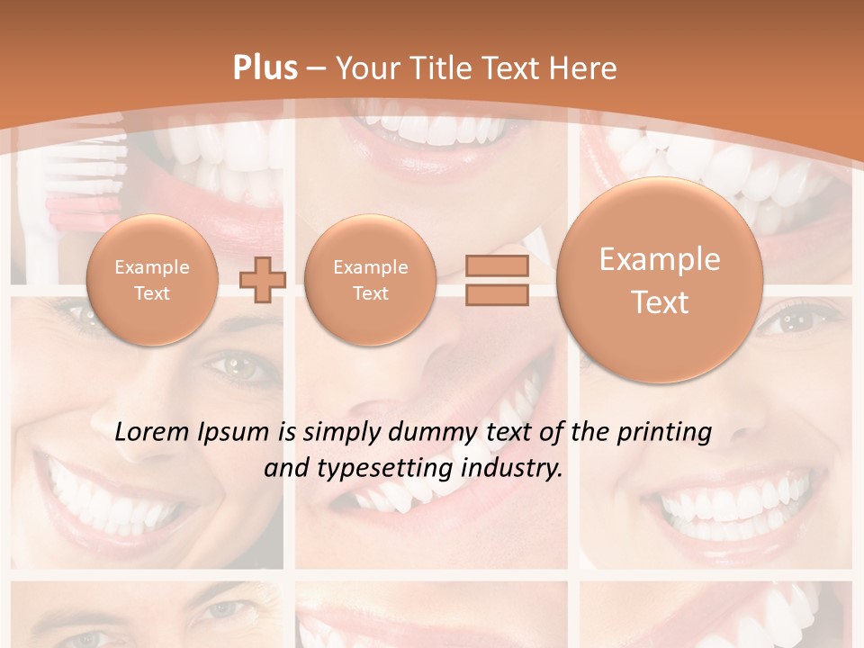 Lady Whitening Man PowerPoint Template