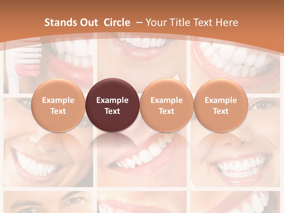 Lady Whitening Man PowerPoint Template