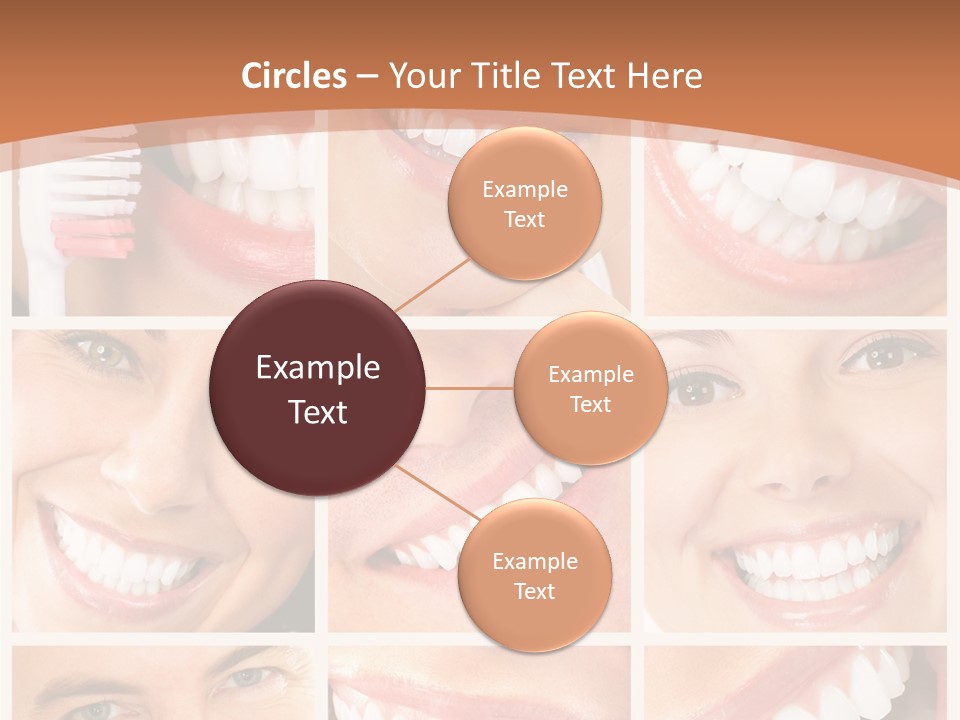 Lady Whitening Man PowerPoint Template