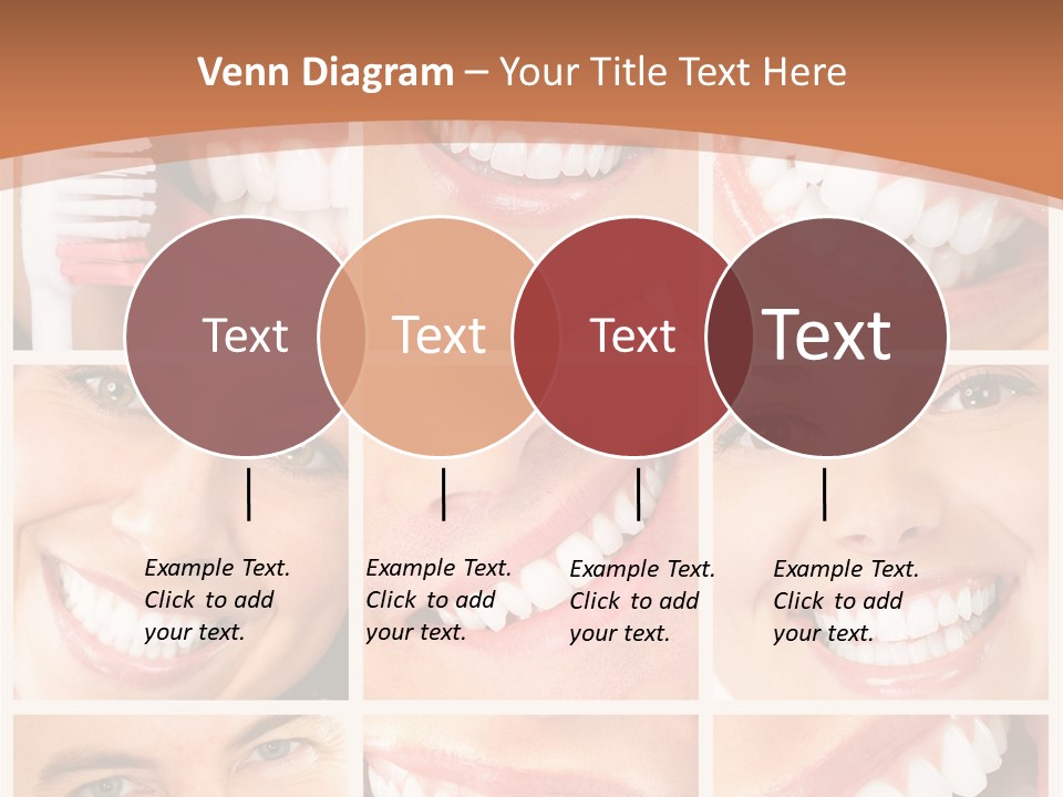 Lady Whitening Man PowerPoint Template