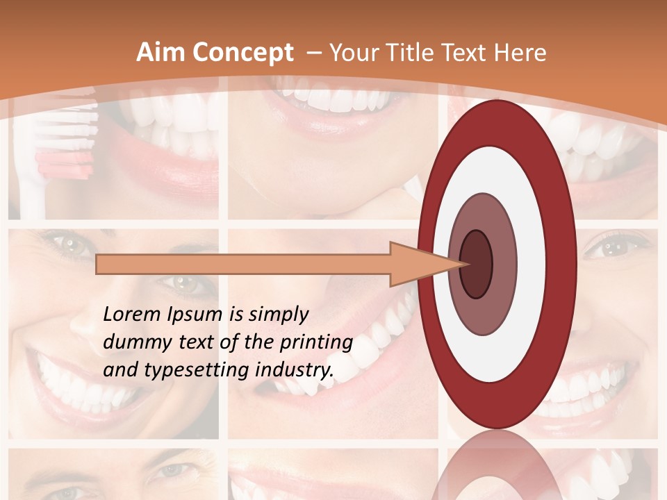 Lady Whitening Man PowerPoint Template