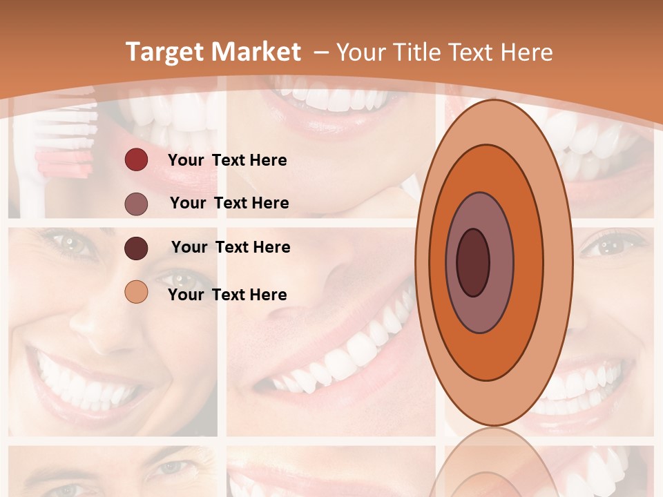 Lady Whitening Man PowerPoint Template