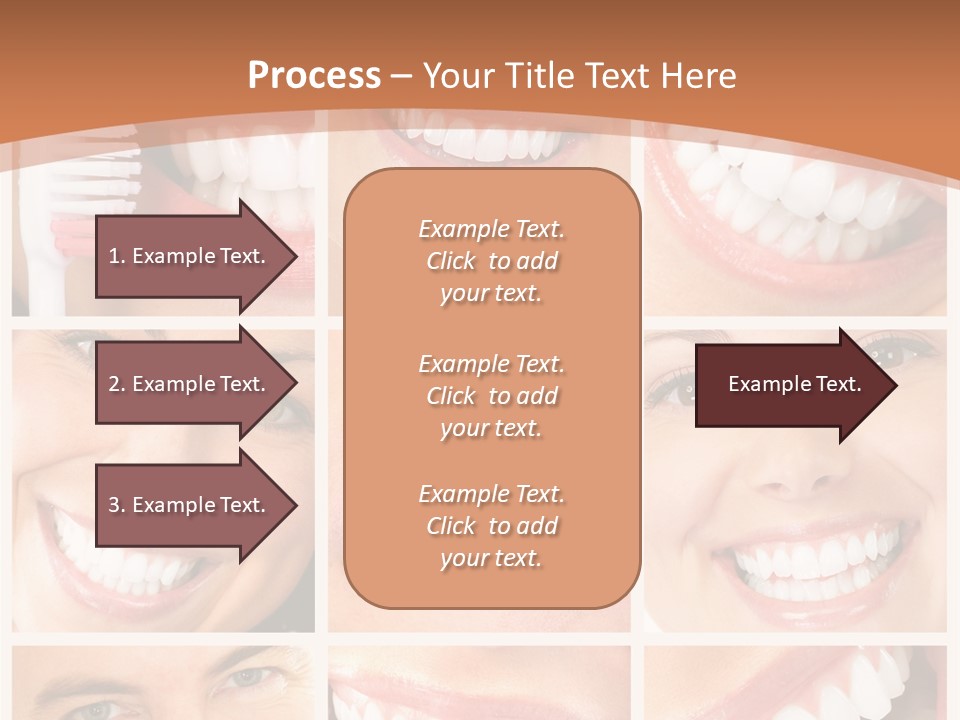 Lady Whitening Man PowerPoint Template