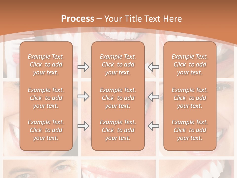 Lady Whitening Man PowerPoint Template
