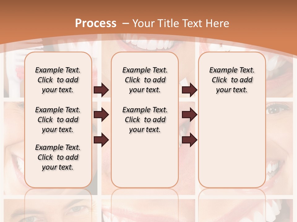 Lady Whitening Man PowerPoint Template