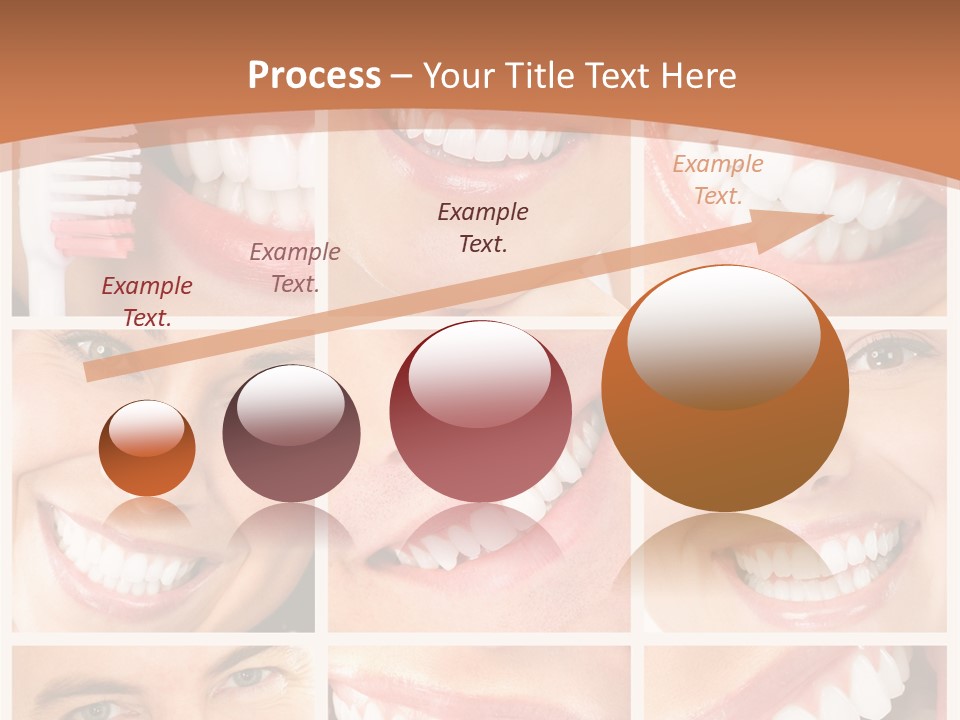 Lady Whitening Man PowerPoint Template