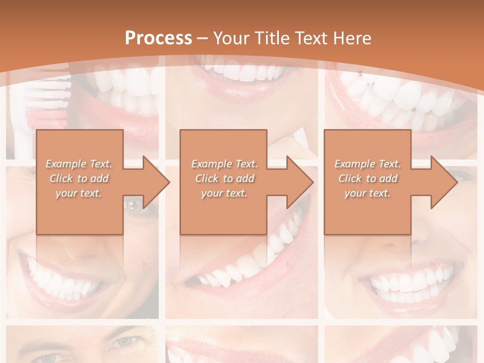 Lady Whitening Man PowerPoint Template