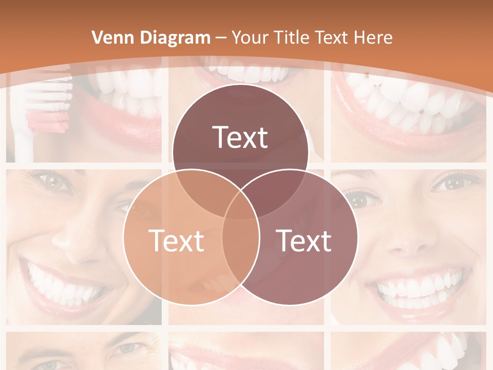 Lady Whitening Man PowerPoint Template