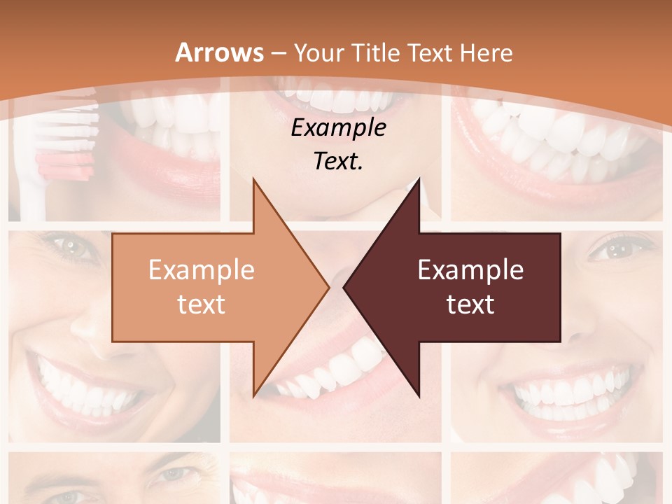 Lady Whitening Man PowerPoint Template