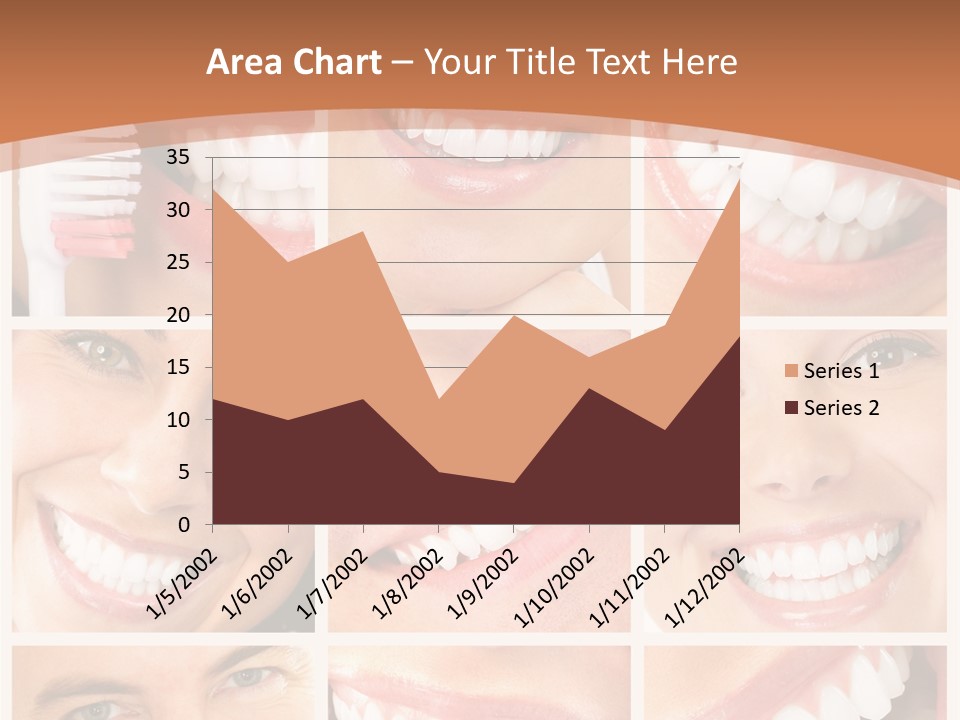 Lady Whitening Man PowerPoint Template