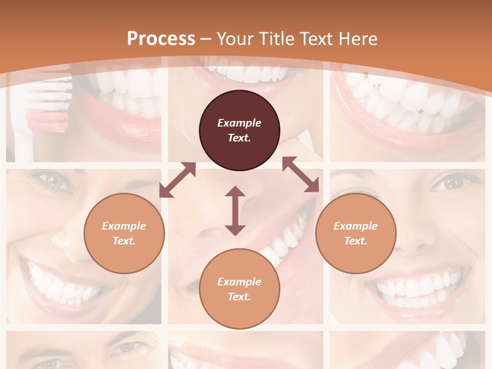 Lady Whitening Man PowerPoint Template