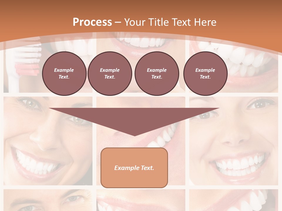 Lady Whitening Man PowerPoint Template